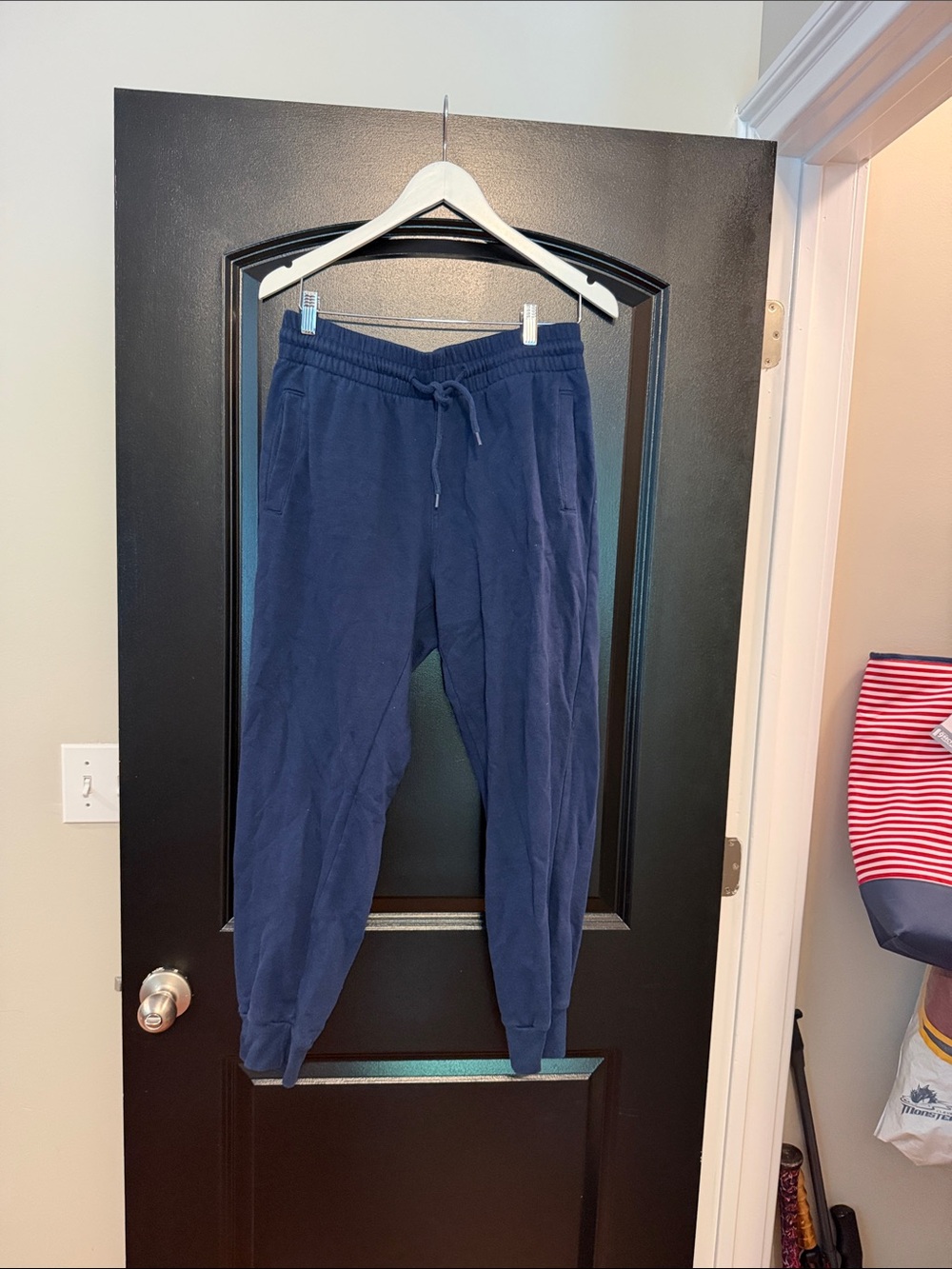 Divided Navy Blue Relaxed Drawstring Joggers
